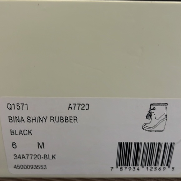 Coach Black Wedge Rainboots - Picture 13 of 16